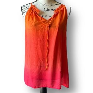7th Avenue New York & Company Design Studio Women’s Orange Blouse XL